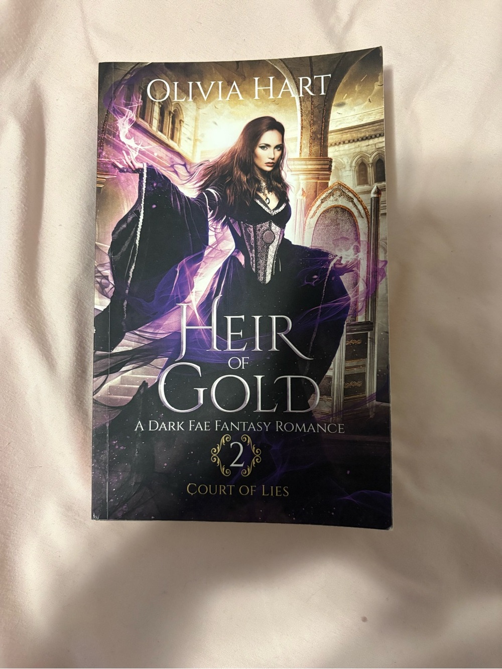 Barnes & Noble Heir of Gold — Purple and Black Cover